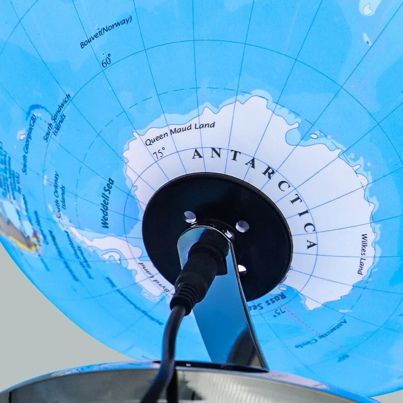 globe terrestre lumineux avec base rotative pour la rentrée scolaire - vue 6 sur 18