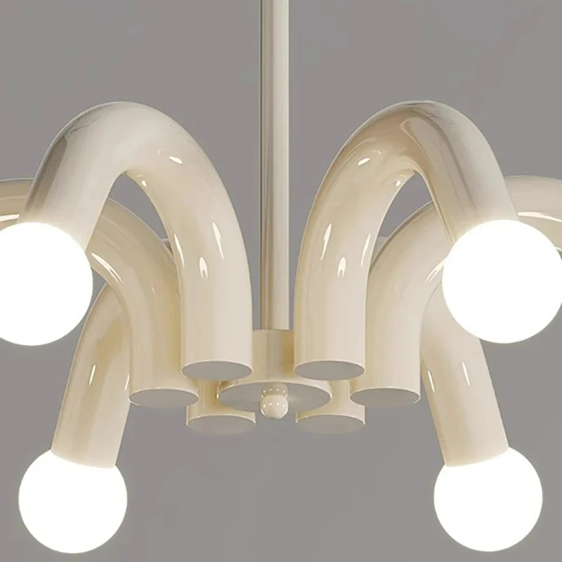 lustre moderne en métal pour décoration intérieure élégante - vue 6 sur 8