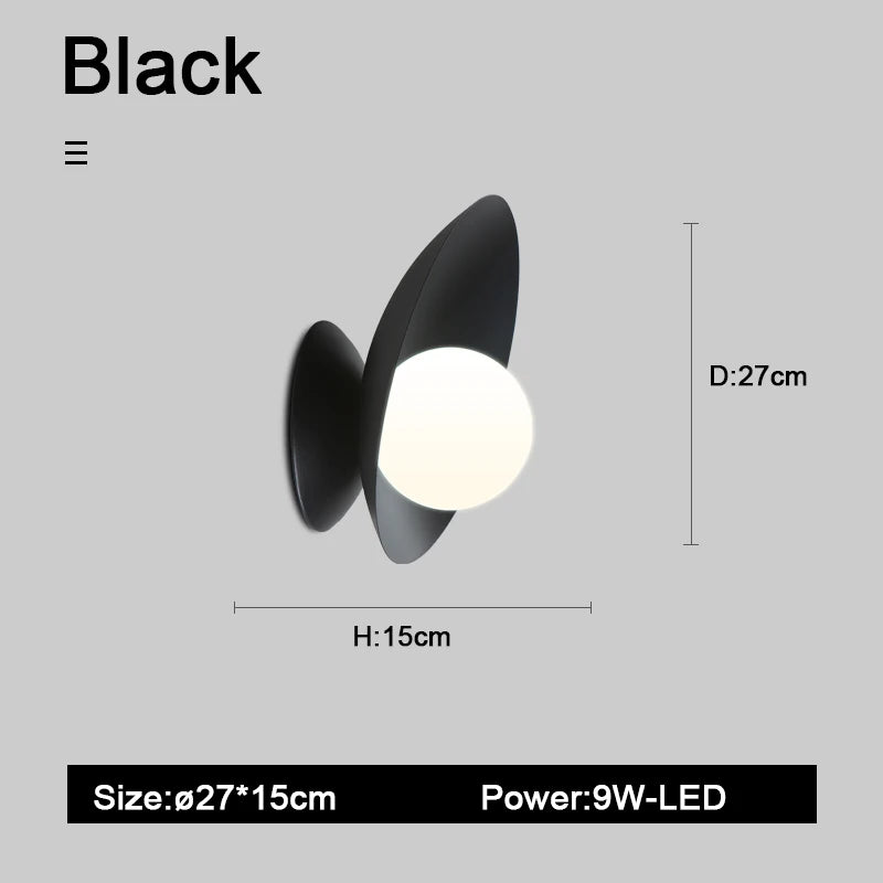 Applique murale en métal minimaliste LED - vue 7 sur 8