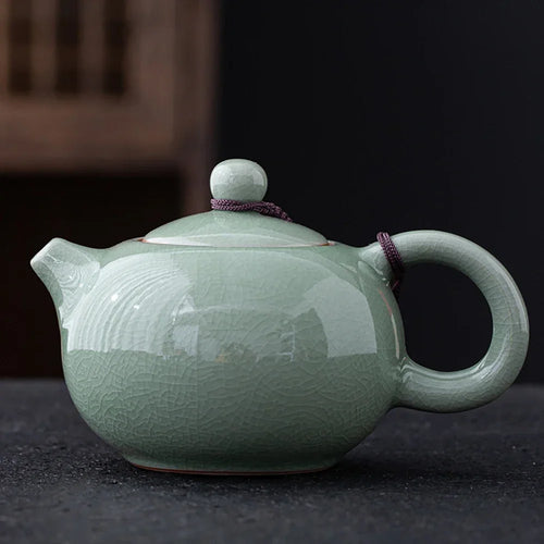 Théière céramique ge yao craquelé style xishi