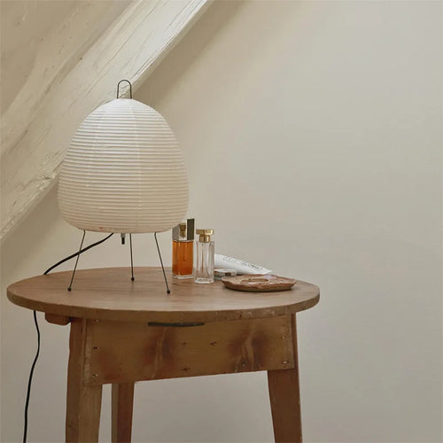 lampe de Table Style japonais papier de riz trépied lampe de bureau décor à la maison lumières créatives salon étude chambre lampe E27 lumières pour la maison - vue 4 sur 9