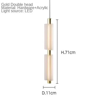 suspension en acrylique haut de gamme pour éclairage intérieur moderne - vue 11 sur 12