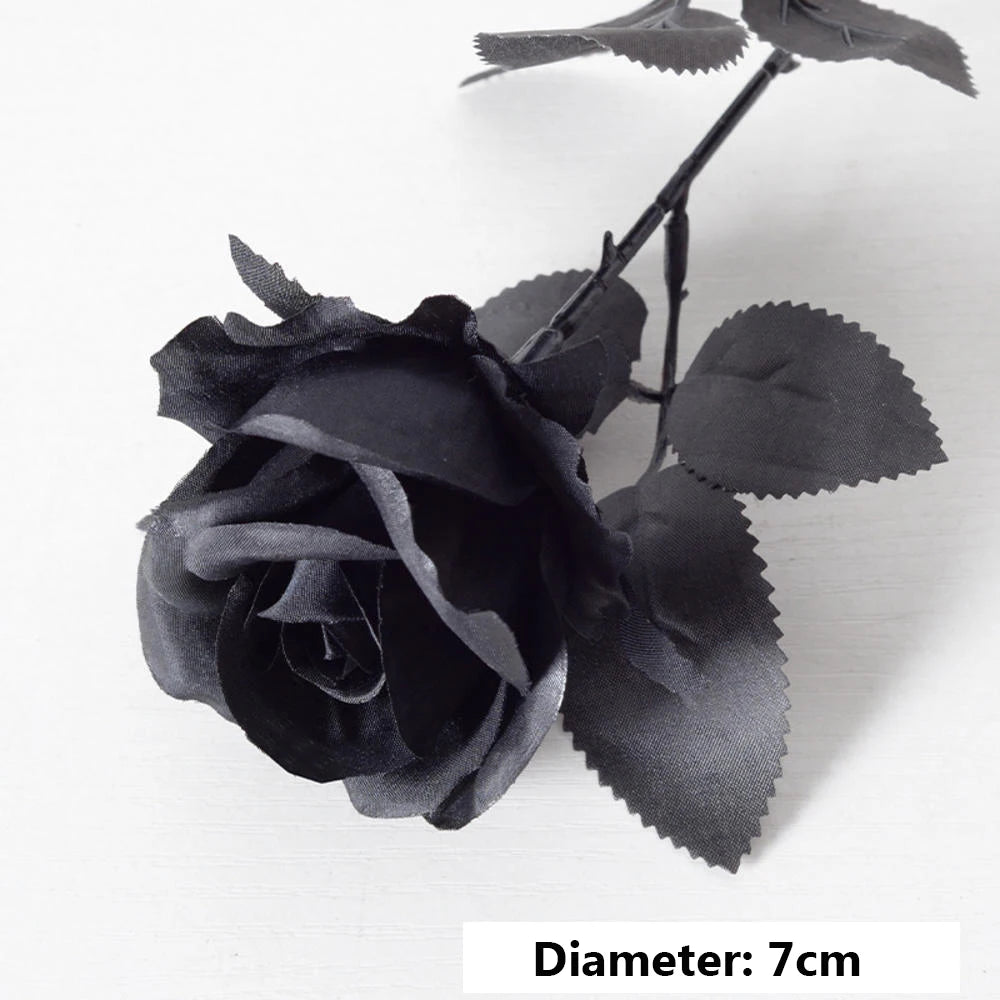 roses artificielles gothiques pour décorations dHalloween mariage fête - vue 7 sur 7