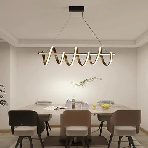 lustre moderne suspension éclairage intérieur suspension - vue 2 sur 6