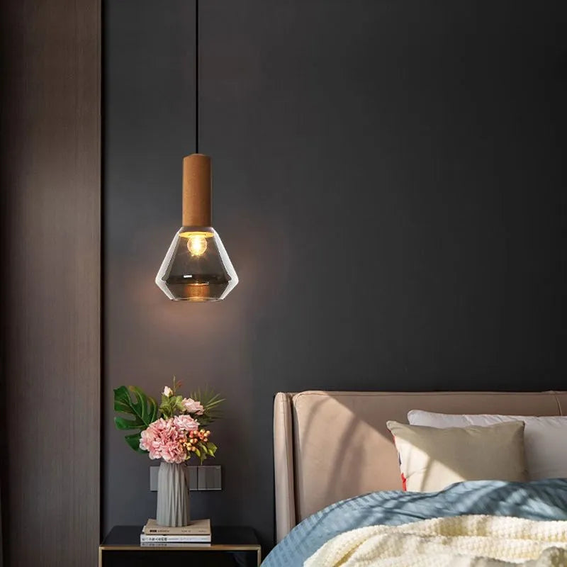 Suspension LED en cuivre au design nordique luxueux - vue 6 sur 10