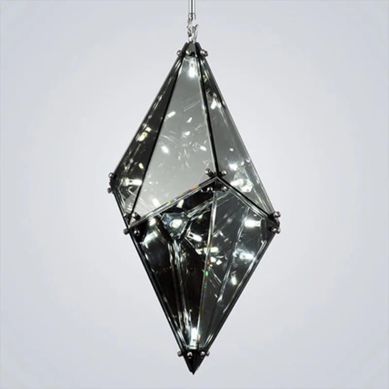 lustre en cristal moderne en forme de goutte d'eau décoratif pour intérieur - vue 5 sur 10