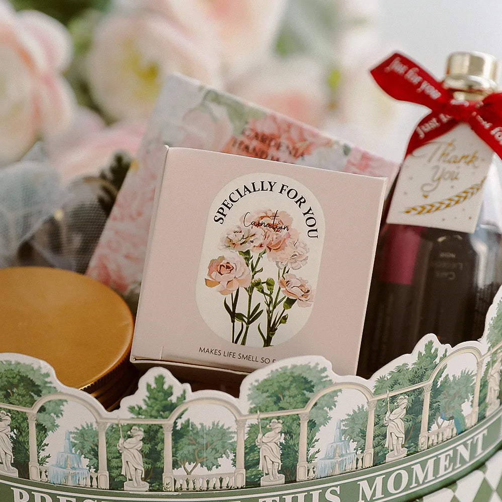 bougie parfumée artisanale en forme dœillet pour mariage et fêtes - vue 2 sur 13