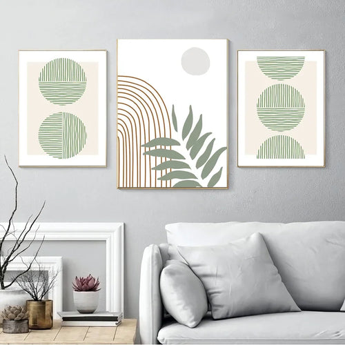 décoration murale géométrique abstraite style boho moderne - vue 4 sur 7