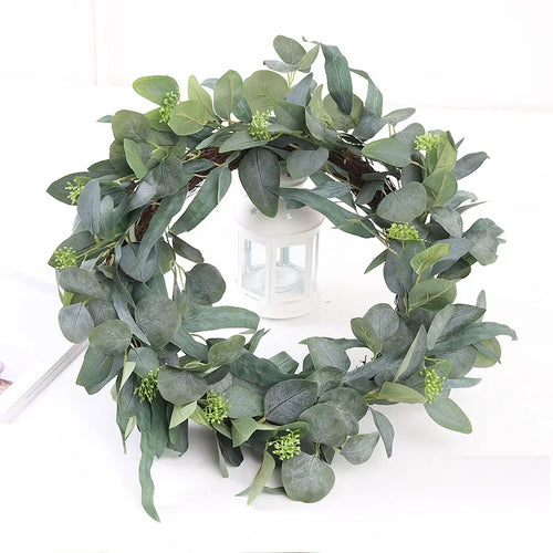 vignes d'eucalyptus artificielles pour décoration de mariage et événements - vue 4 sur 7