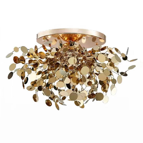 Modern personality G9 stainless steel bedroom ceiling lights Nordic living room, dining room, kitchen decorative ceiling lights