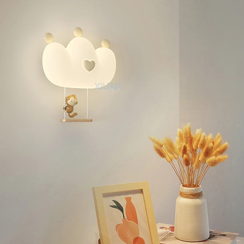 applique murale cœur rose pour chambre de princesse - vue 4 sur 14