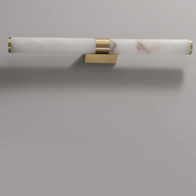 applique murale en marbre et cuivre pour éclairage décoratif intérieur - vue 5 sur 7