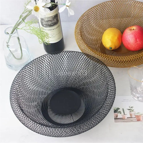 panier à fruits en fer style nordique créatif et fonctionnel - vue 2 sur 8