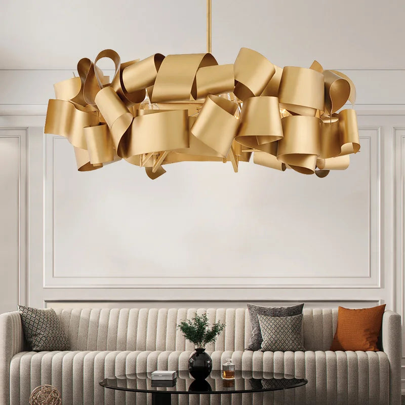 suspension design postmoderne minimaliste luxe pour villa restaurant