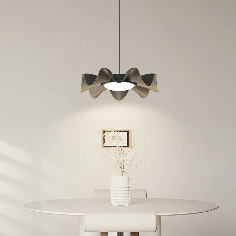 suspension à led moderne pour décoration intérieure nordique rétro - vue 6 sur 8
