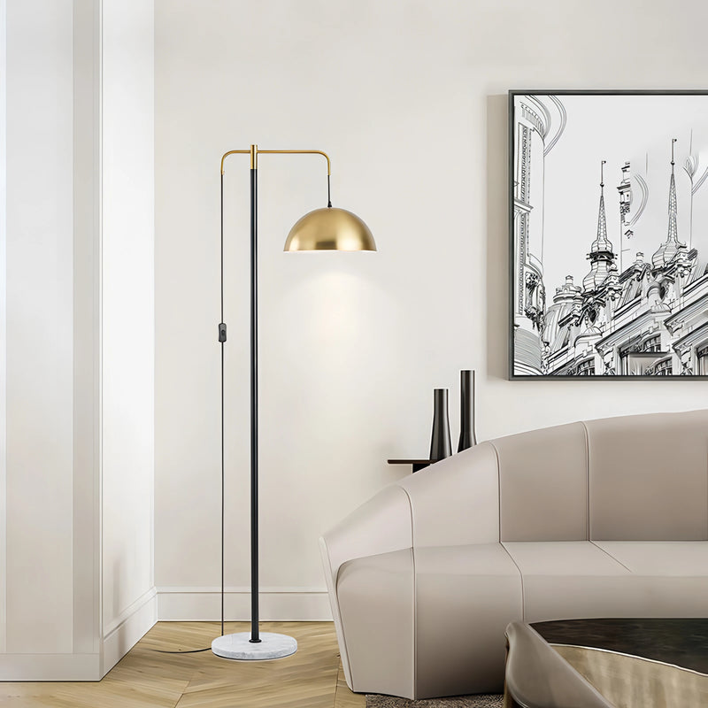 Lampadaire LED design loft avec fil apparent