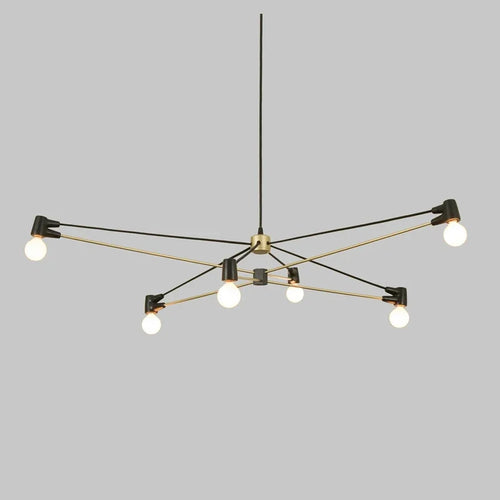 lustre moderne lignes géométriques simple éclairage nordique intérieur