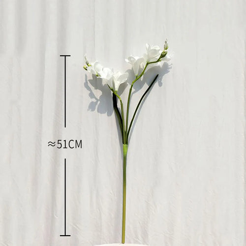 fleurs artificielles orchidées bouquet de mariage décoration élégante - vue 7 sur 9