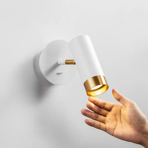 applique murale led rotative moderne éclairage intérieur réglable - vue 3 sur 8