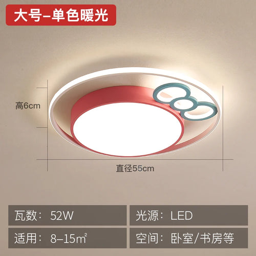 plafonnier led rond pour enfants protection des yeux éclairage doux - vue 9 sur 15