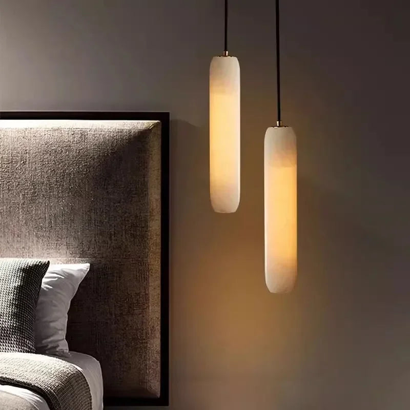lustre en marbre naturel nordique pour décoration intérieure - vue 3 sur 7