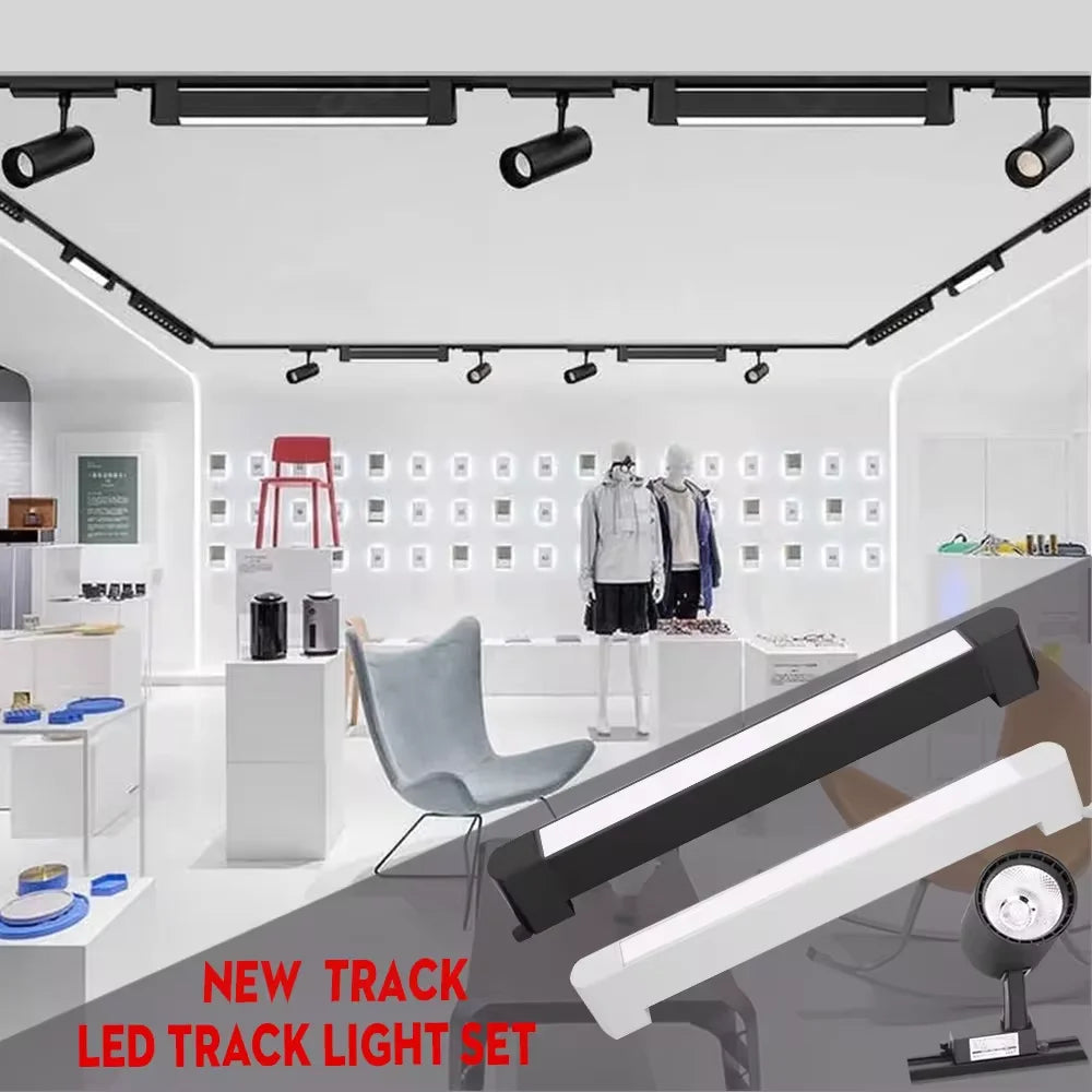 spot led sur rail pour éclairage de magasin - vue 2 sur 25