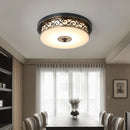 plafonniers led circulaires style rétro américain décoration moderne