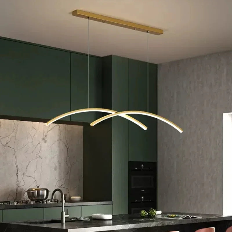 Lustre design LED moderne minimaliste décorative
