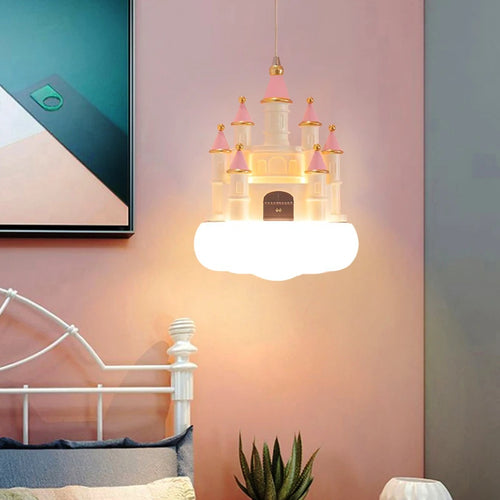 suspension créative nuages château pour chambre d'enfants - vue 4 sur 8