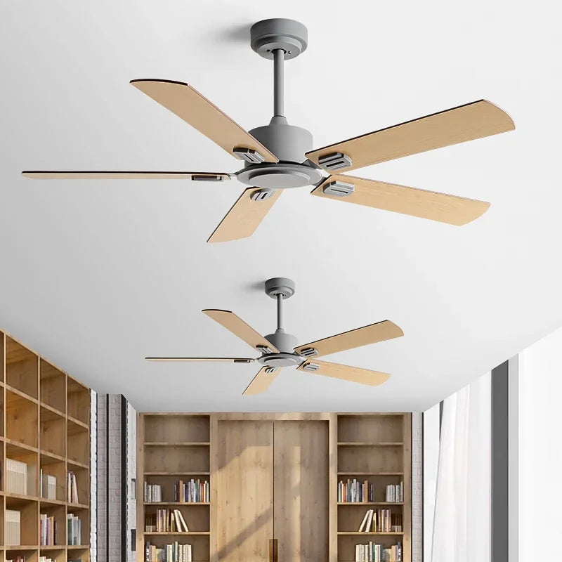 ventilateur de plafond industriel rétro sans lampe avec télécommande