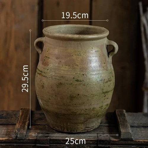 jardinières en poterie rustiques pour décoration intérieure et extérieure - vue 13 sur 25