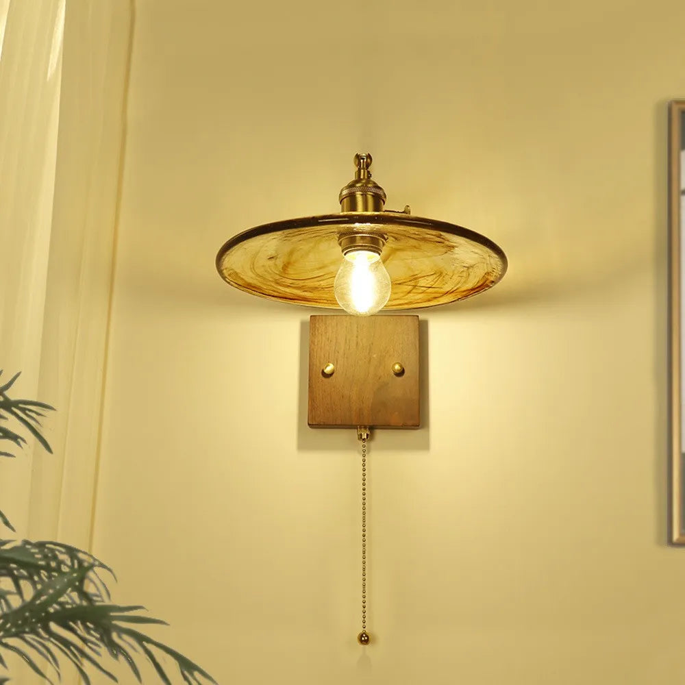 applique murale vintage design en verre pour intérieur élégant - vue 3 sur 9