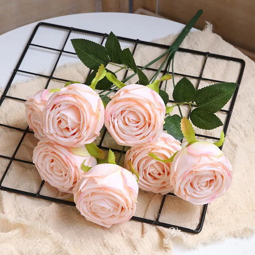 bouquets de roses artificielles pour décoration de mariage et artisanat - vue 18 sur 17