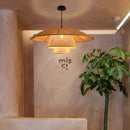 suspension en rotin style japonais pour ambiance zen