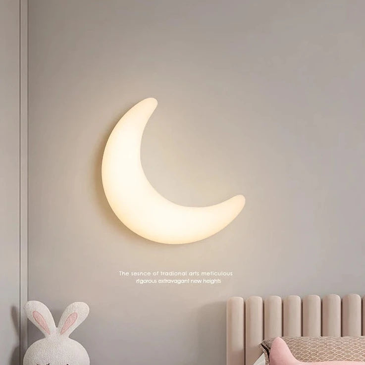 applique murale led en croissant d'intérieur simple