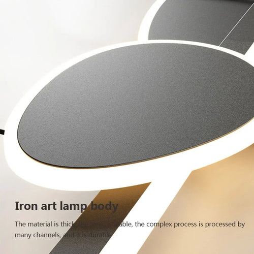 suspension moderne à led pour décoration intérieure élégante - vue 5 sur 10
