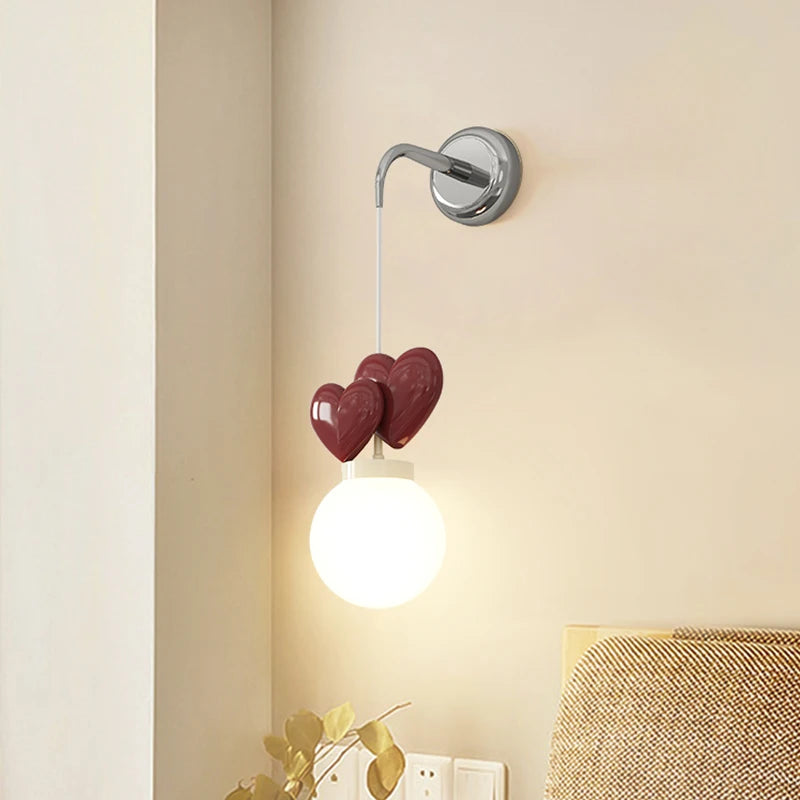 applique murale enfants amour bébé décoratives e27 - vue 4 sur 11