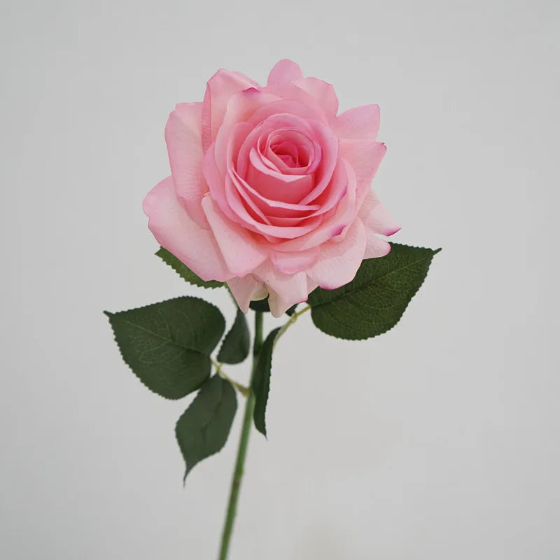 rose artificielle en latex pour décoration florale et mariage - vue 4 sur 6