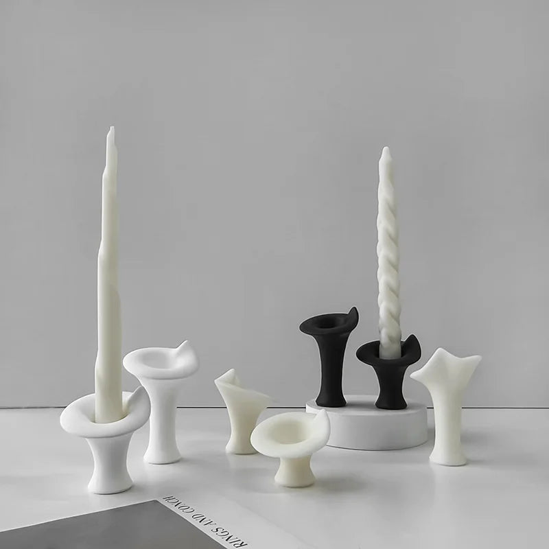 moule en silicone pour chandelier d'aromathérapie décoratif à faire soi-même - vue 6 sur 9