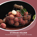 panier en métal pour œufs fruits et légumes