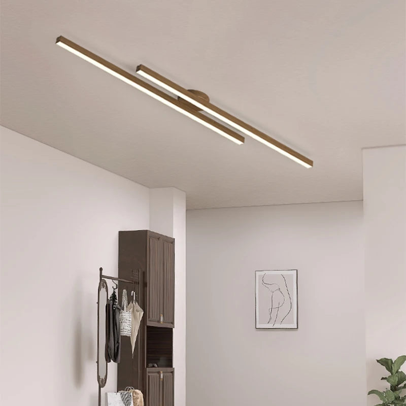 Plafond moderne à LEDs lampe allée lustre pour chambre couloir entrée balcon vestiaire décoration de la maison luminaire intérieur