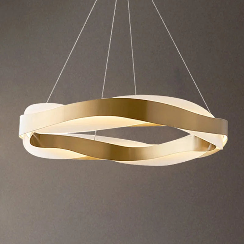 lustre moderne suspendu éclairage intérieur design élégant lumineux - vue 5 sur 13
