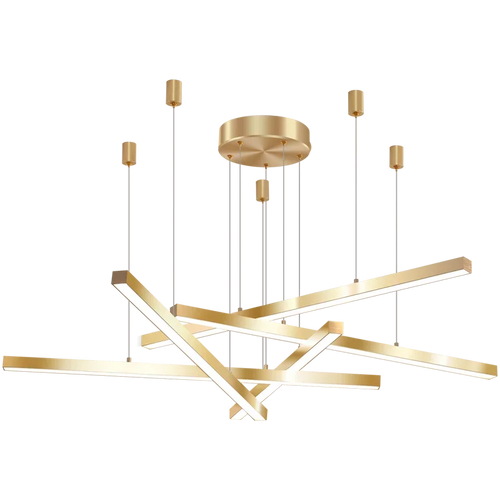 suspension à led en cuivre pour décoration intérieure élégante - vue 3 sur 14