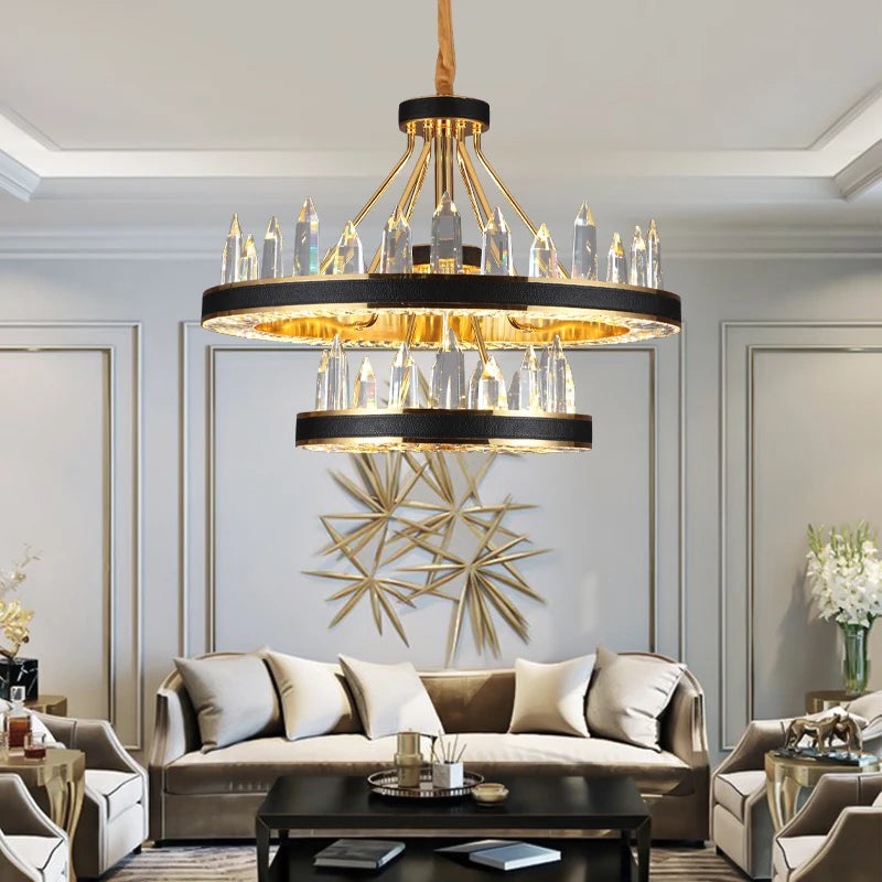 suspension en cristal transparent pour une décoration moderne - vue 4 sur 11