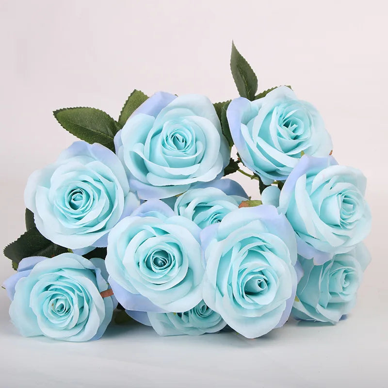 bouquet de roses artificielles pour mariage et décoration intérieure - vue 26 sur 27