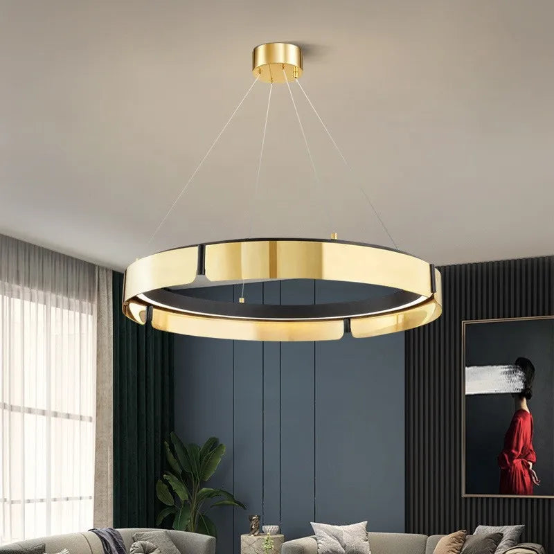 Plafonnier led rond design moderne minimaliste luminaire | Lumeers