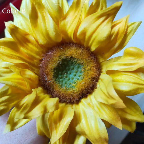 tournesol artificiel bouquet décoration mariage fête maison plantes - vue 9 sur 8