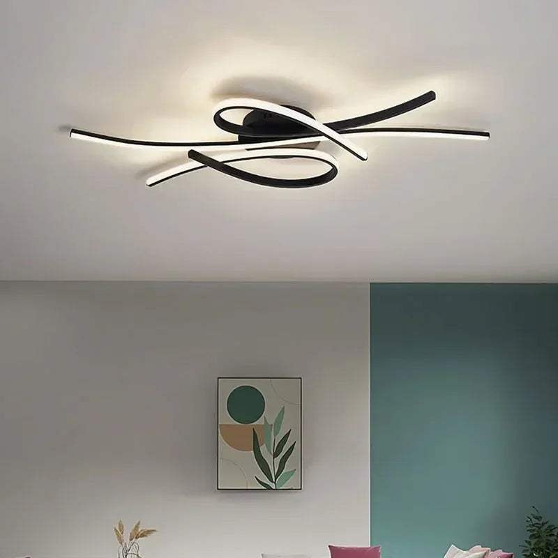 plafonnier led moderne pour hôtel et intérieur - vue 4 sur 9