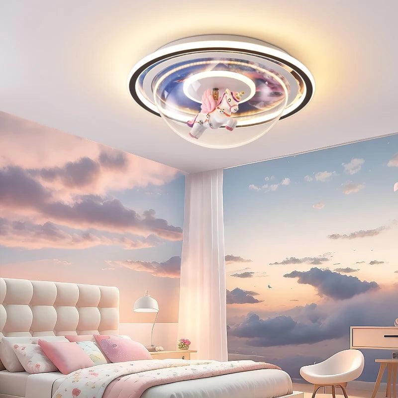 plafonnier moderne en forme de dessin animé décoratif pour intérieur - vue 5 sur 10