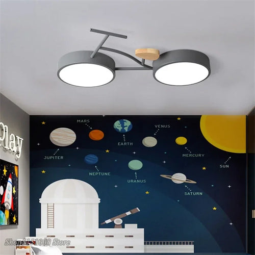plafonnier led nordique 3 températures de couleur pour vélo - vue 4 sur 9